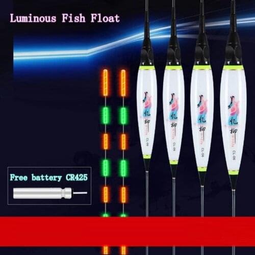Fishing Electronic Float Set+USB Charger Fish Bite AutomaticL Remind Color Change Night Fishing Tackle Buoy