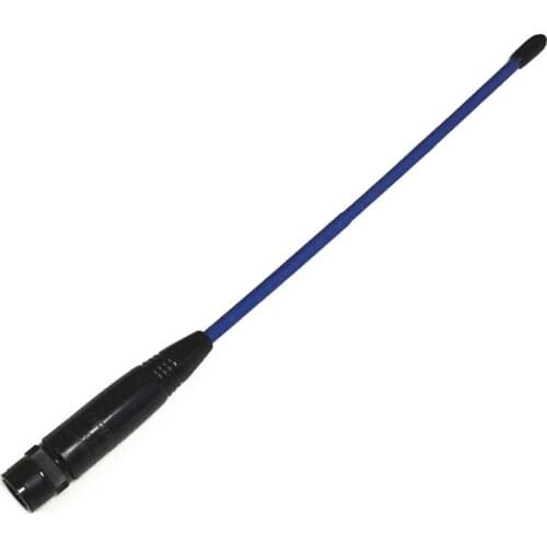 Blue Dual-Section Soft Antenna antena 144/430 for ICOM ICV8 ICV80 ICV85 TK208 TK308 walkie talkie