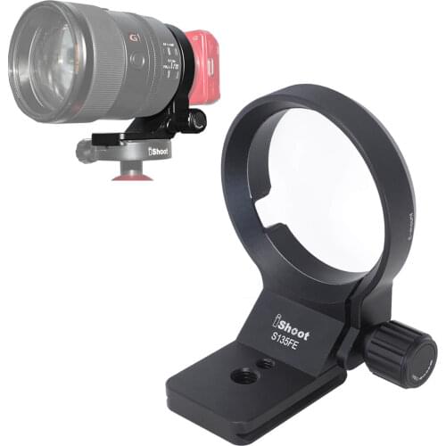 Lens Collar Tripod Mount Ring for Sony FE 135mm f/1.8 GM SEL135F18GM Lens, Built-in Quick Release Plate for ARCA Tripod Head