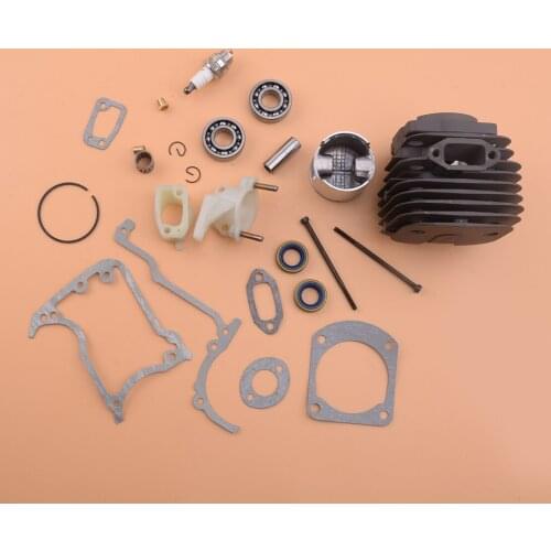 48mm Cylinder Piston Crank Bearing Kit Gaskets Oil Seal Replacement 503 53 20 71 fit for Jonsered 630 625 Saw