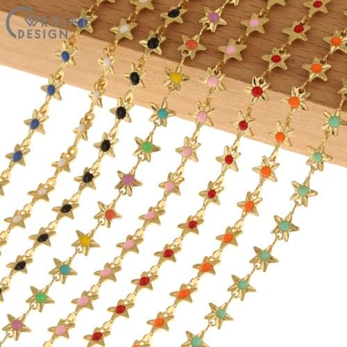 Cordial Design Copper Chain For Necklace/Oil Drop Effect/Hand Made/Jewelry Accessories/DIY Making/Jewelry Findings & Components