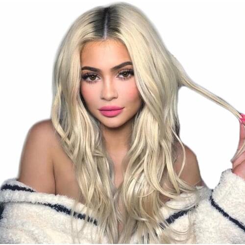 BYMC 1B613 Natural Wave Ombre Colored Human Hair Full Lace Wigs Brazilian Remy Glueless Wig Preplucked with Baby Hair