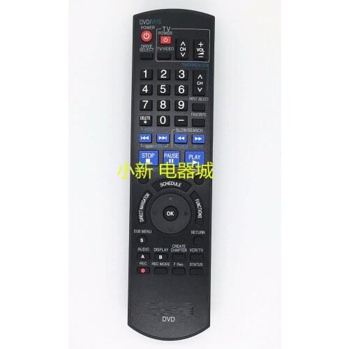 New for Panasonic N2QAYB000197 Remote Control for DMR-EZ28 DMR-EZ475V DMR-EZ475VK DMREZ48V EZ485 DVD Recorder