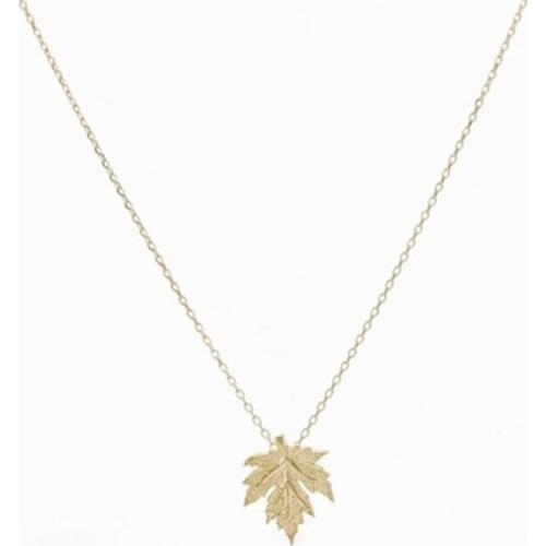 Leaf necklace in dainty handmade necklace Jewelry Accessories Gold Canada Maple Leaf Necklace Pendant