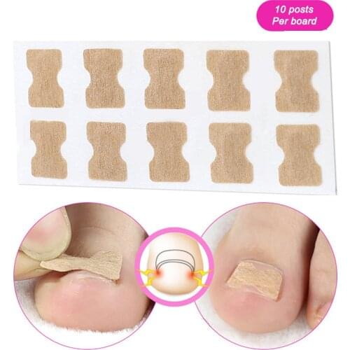 10PCS Toenail Patch Ingrown Toenail Correction Pedicure Tool Toe Inlay Nail Corrector Nail Patch Correction Stickers foot care