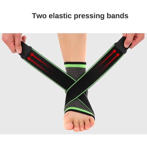 Adjustable Compression Sleeve Ankle Support Brace Wrap Strap Prevent Strain Heel Spurs Joint Pain Plantar Fasciitis