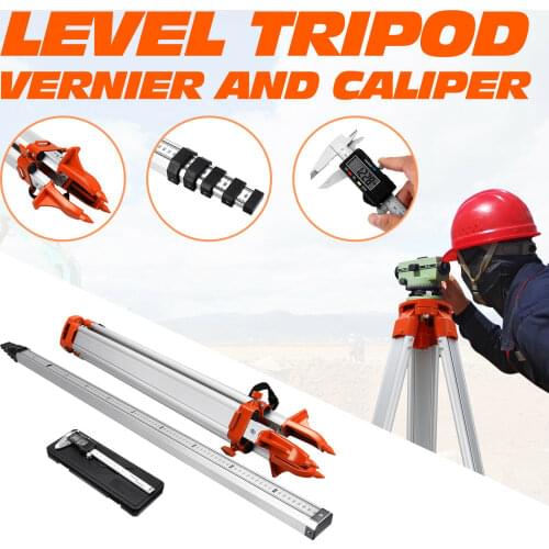 1.65M Tripod + 5M Staff Ruler for laser level that rotates 360 ° laser level