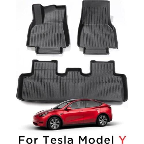 Tesla Model Y Custom Fit Car Accessories Floor Mat TPE ECO Trunk Mat Front Rear Storage Pad For Tesla Model Y Left Right Hand