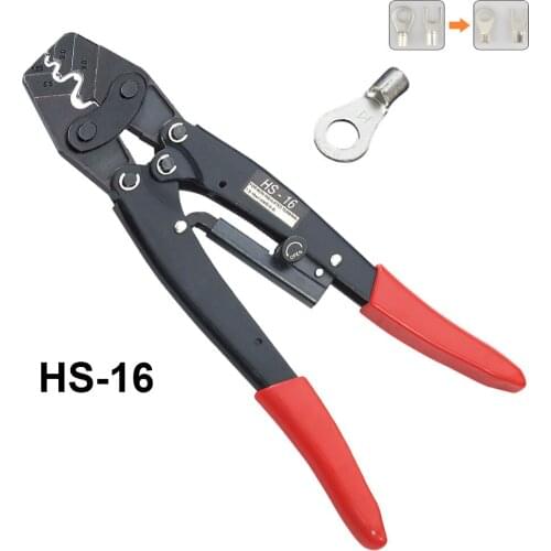 Japanese style Self-locking for 1.5-16mm2 non-insulated terminals electrical Crimping tools pliers hand tools alicates