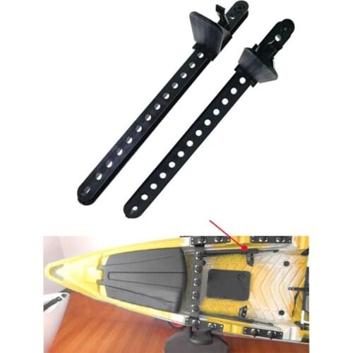 1 Pair Adjustable Kayak Foot Brace Kayak Foot Pegs Pedal for Rowing Boat Canoe Kayak Accessories