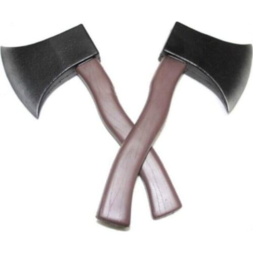 1pc Movie Cosplay equipment Replicas PU Foam LARP Weapon Fire Ax Props Sponge Ax Childrens Toys Costume Accessories