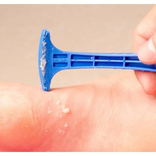1pc Professional Plastic Handle Dead Skin Calluses Removal Feet Care Tools Nursing Foot Pedicure Foot Care Tools