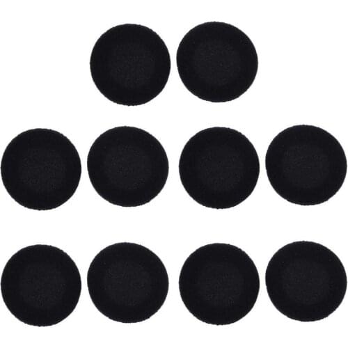 10 pcs 55mm Foam Ear Pad Sponge Earpads Headphone Cover For Headset over-ear sport wireless headphone 35mm/45mm/50mm/60mm/65mm