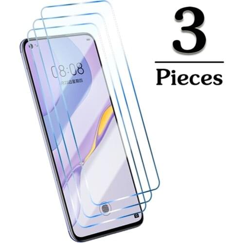 3PCS Protecting Glass For Huawei P30 P20 P40 Lite E Screen Protector For Huawei P Smart Z PSmart 2021 2020 Film Protection Glass