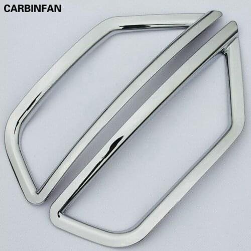 ABS Chrome Rear Tail Fog Light Lamp Cover Trim 2pcs/set for Ford Kuga Escape 2013 2014