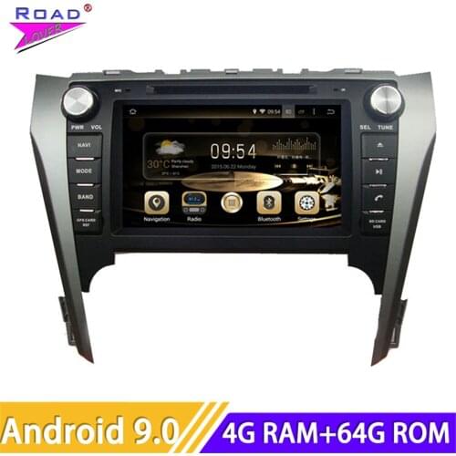 Roadlover Android 9.0 Car Multimedia DVD Player Autoradio For Toyota Camry 2012- Stereo GPS Navigation Magnitol Doubel Din Audio