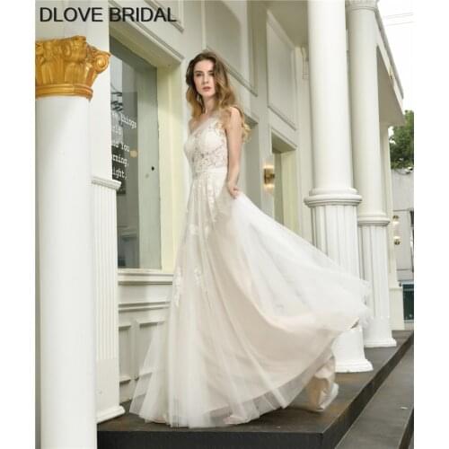 DLOVE BRIDAL Womens One Shoulder Dresses