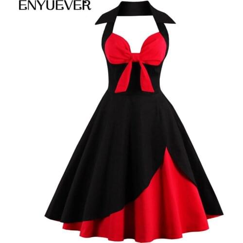 ENYUEVER Red Summer Dresses