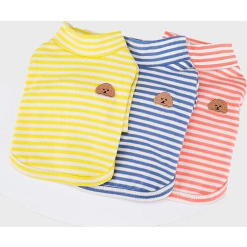 Pet Tee Shirt Cat Puppy Dog Clothes T-shirt Pajamas Spring Autumn Summer Dog Clothing Yorkies Bichon Poodle Pomeranian Costumes