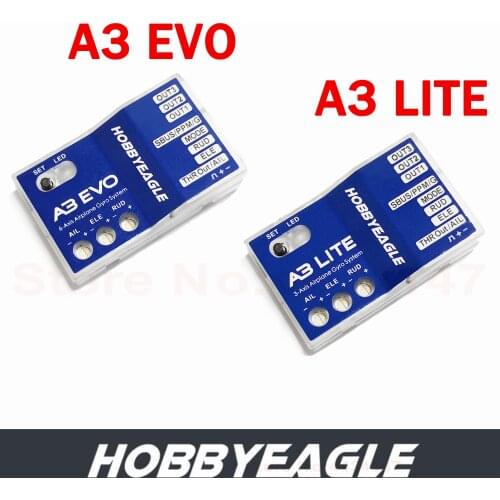 Hobby Eagle A3 V2 / HobbyEagle A3-L V2 Aeroplane Flight Controller Stabilizer 3 Axis Gyro For Airplane Fixed-wing CopterFC