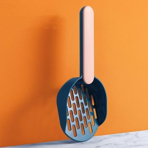 Cats Poop Scoop with Storage Box Cleaning Shovel Kitten Litter Holder Pet Garbage Scoop Lightweight Cleanup Tools