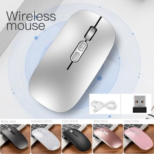 M103 Wireless Mouse 1600DPI 2.4GHz Bluetooth Dual Mode Mouse Four-way wheel Charging Office Mute for Notebook Mouse