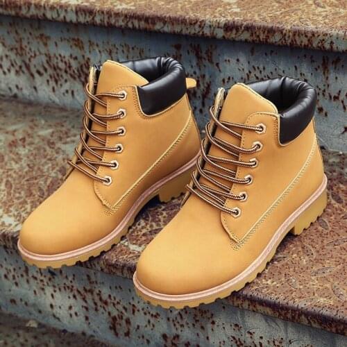Fashion New Womens Boots Outdoor High-top Women Martin Boots Large Size
