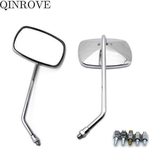 Cafe Racer Motorcycle Rear View Mirrors 8 10mm Side Mirror For Suzuki GSR 750 DCL250 B-king Yamaha XJ6 Kawasaki Versys ER6N ER6F