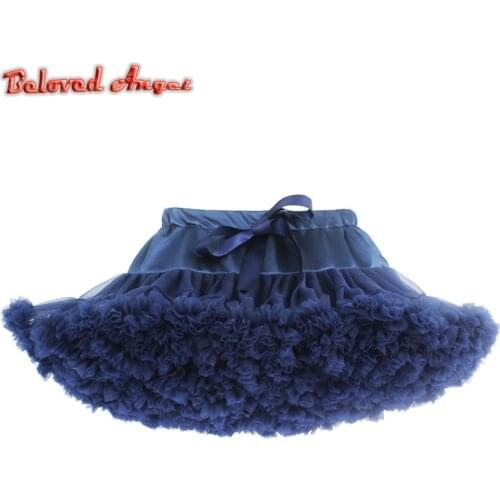 Fluffy Soft Baby Tulle Girls Tutu Skirts Pettiskirt Kids Princess Clothes Birthday Gift Toddler Ball Gown Party Children Skirt