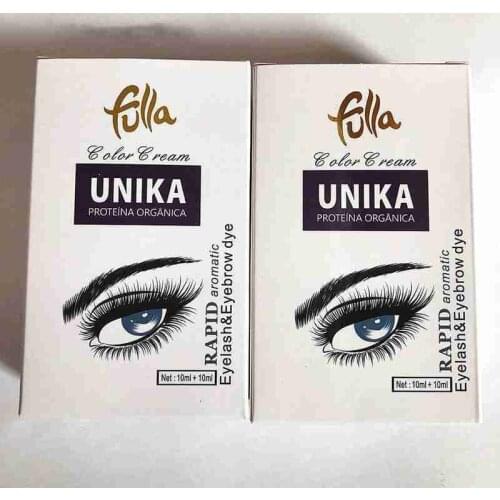 1 Set Eyebrow Dye Kit Eyelashes Cream Professional Natural Plant Color Brow Tint Kit Set Brown Black Eyebrow Gel Easy Dye