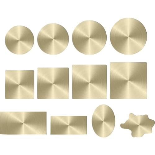 Blank Round Square Rectangle Wax Seal Stamp No Engraved Head Custom Size Postage Stamps Alphabet Letter Wedding Gift Envelope