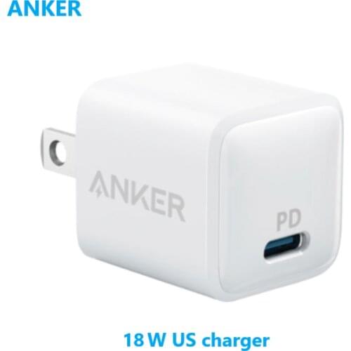 Anker PowerPort PD Nano 20W Travel Wall Charger (A2634J21-4) - White USB C Charger, for Samsung and 12/11, Pixel 4/3, iPad Pro