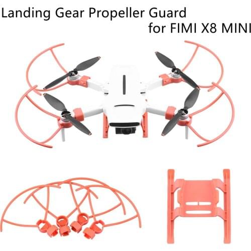 For FIMI X8 MINI Landing Gear Propeller Guard Increase 20mm Extended Leg Protector Extensions Landing Feet Drone Accessory