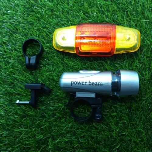 -Signal 2 li Bicycle Flashlight 6 PCs Battery Gift