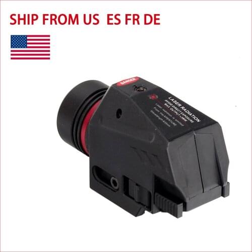 Tactical LED Weapon Gen Light Flashlight Red Dot Laser Sight Military Airsoft Pistol Gun Light for 20mm Rail Mini Pistol Gen