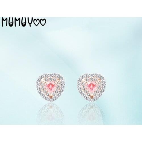 High quality swa fashion charm crystal women earrings playful love romantic love elegant and chic female earring