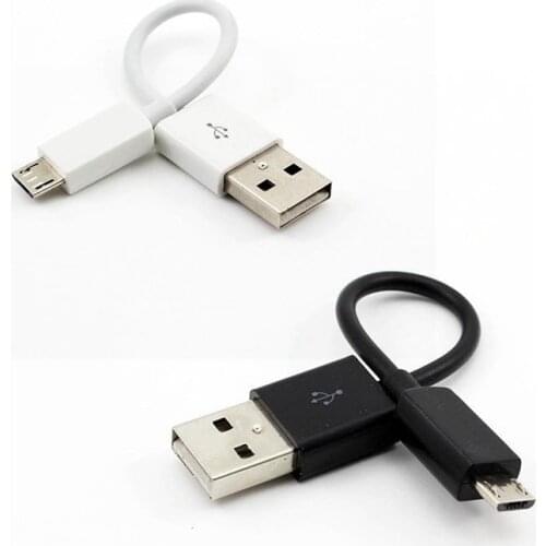High quality 10cm mini micro USB port Sycn data cable charging cable USB charging charger cable ultra short portable