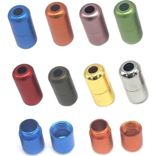 10PCS Quick Buckle No Need Tie Shoelace Clasps Thick Metal Lazy Shoe Laces Buckle Capsule Tieless Colorful Shoe Laces Lock