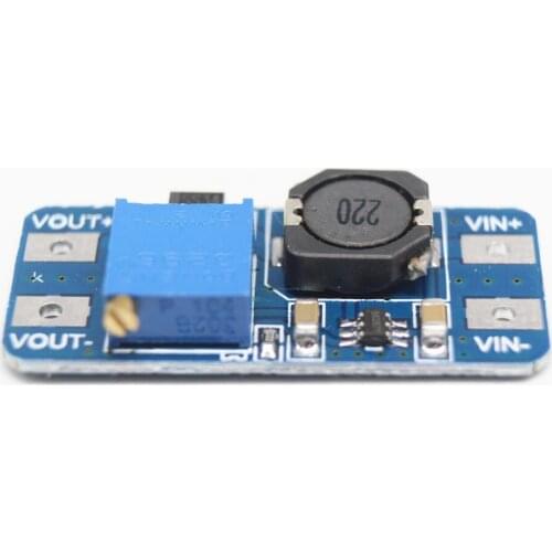 20PCS MT3608 2A boost plate DCDC boost module 2-24V up 5/9/12/28V adjustable