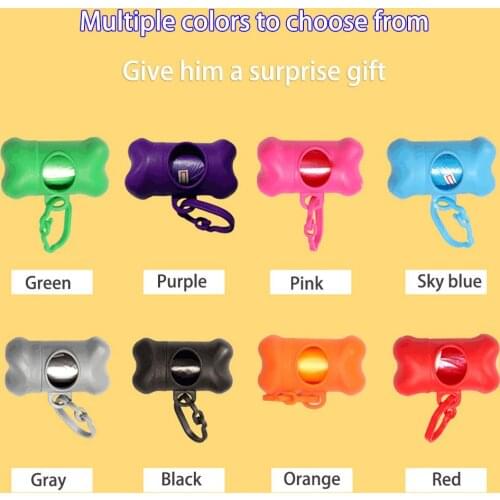 2021 Portable Puppy Dog Poop Scooper Bags Dispenser Garbage Bag Set Poop Collector Holder Pet Dog Pooper Scooper Pets Supplies