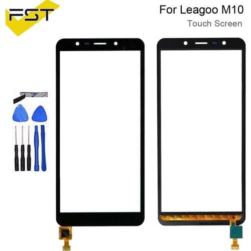 5.45'' Black For Leagoo M10 Touch Panel Touch Screen Digitizer Sensor Replacement For Leagoo M10 Touch Glass Lens+Tools