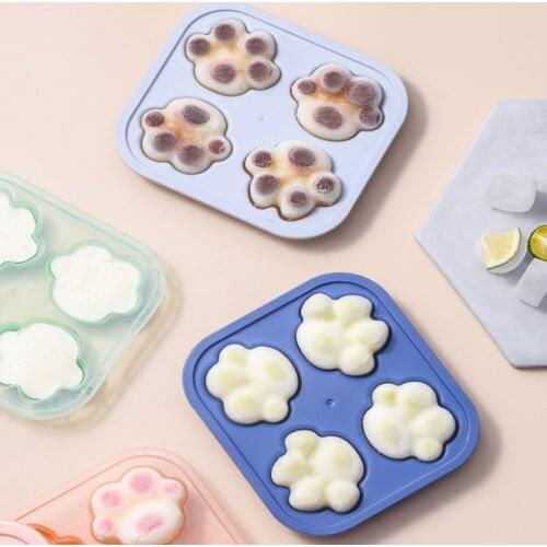 5PCS/Set Cats Claw Ice Tray IceCube Mold DIY Homemade Frozen Ice Cream Kitchen Tools TPE Material Pudding Household Ice Box