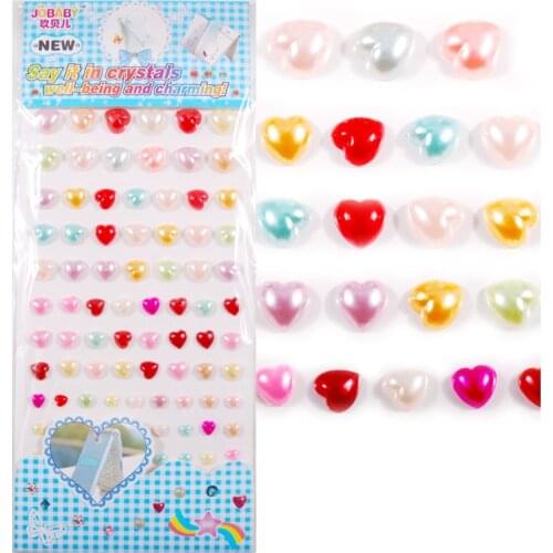 3D Cartoon Album Mobile Phone Decoration Paste The Shape Of Heart DIY Handmade Home Decoration Stickers