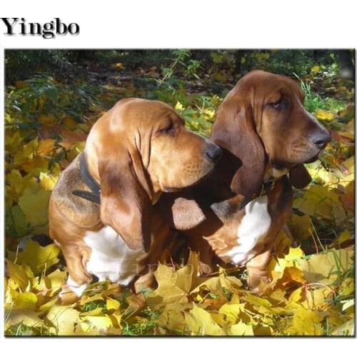 5d full Diamond Painting Dachshund dog Cross Stitch Rhinestone Diamond Embroidery cute animal Crystal Decorative Needlework