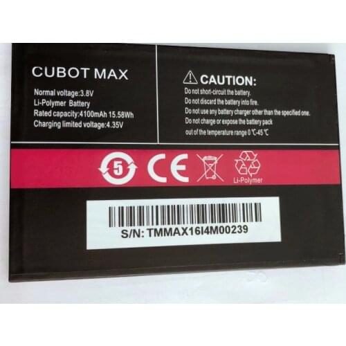 Jinsuli CUBOT MAX Battery 4100mAh Replacement backup battery For CUBOT MAX Cell Phone In Stock