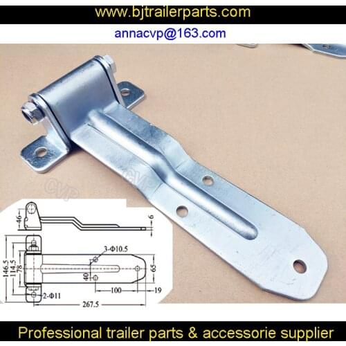 CVP TRAILER TRUCK SEMI TRAILER RV DOOR REAR HINGE ZINC PLATED bOLT ON TRAILER TRUCK PARTS