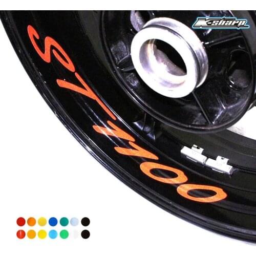 For HONDA ST 1100 st1100 8X custom inner rim decals wheel reflective Stickers stripes