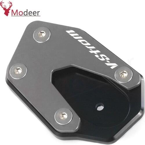 For SUZUKI V-Strom 1050 /XT 2019 2020 2021 Vstrom1050 xt VStrom 1050xt Side Stand Pad Plate Kickstand Enlarger Support Extension