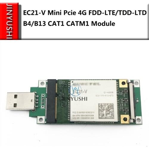 EC21 EC21-V Mini Pcie+USB adapter with SIM card slot Cat1 4G LTE Module B4/B13 for Verizon