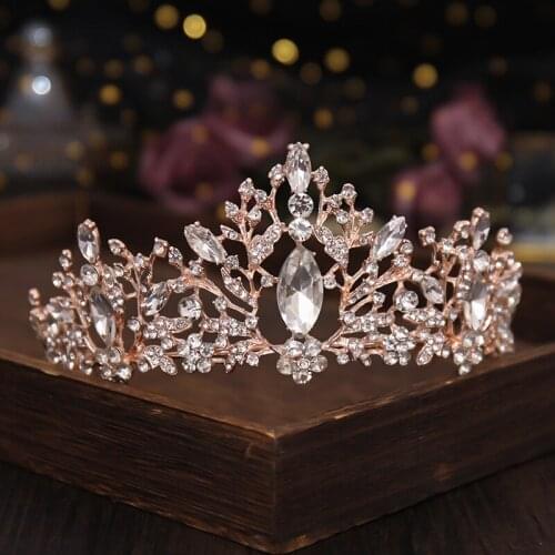 Crystal Crown Tiara Princess Crown Hair Ornament